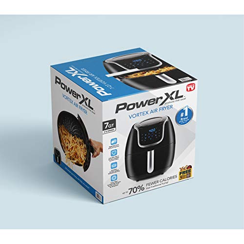 PowerXL Vortex Black 7 qt. Programmable Digital Air Fryer - Case of: 1;