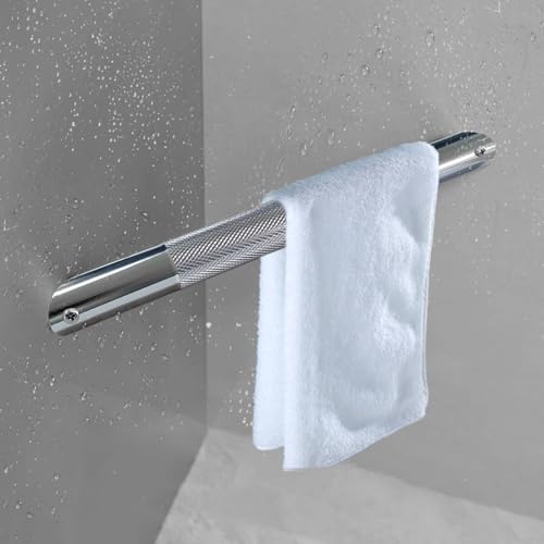 Shower Foot Rest for Shaving Legs Shower Foot Stool- Wall Mounted Bathtub Foot Rest Stainless Steel Foot Rset Bar (Polished Chrome) - Thumbnail 5