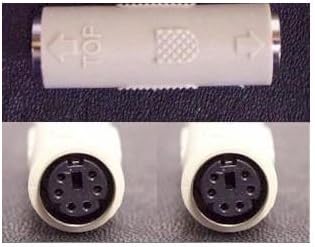 PS/2 Mini Din6 Female to Female Adapter / Coupler, PS2 Keyboard Mouse KB-A-PS2FF
