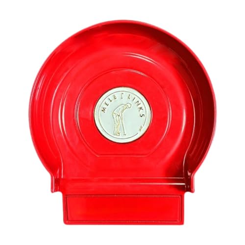 Menolana Golf Putting Cup Training Tool Rustproof Sturdy for Adults Indoor Outdoor Practice for Schools Golf Course Offices Yard Gifts, red