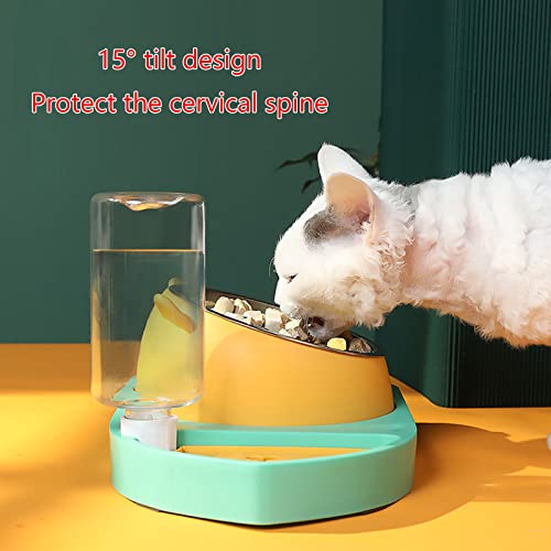 Fuente de agua 3 en 1 para mascotas con bowl inoxidable miniatura 4