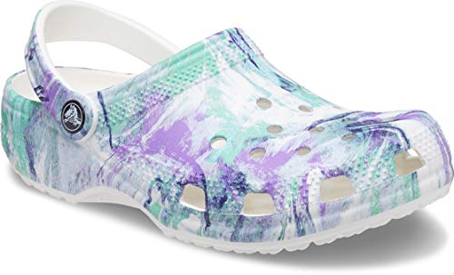 Image of crocs White /Multi Clogs - M7W9 (206868-94S)