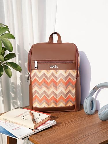 Image of ZOUK Amalia Daypack |Padded Tablet Compartment | Adjustable Straps | Water-Resistant | Men and Women | Daily Use | Lightweight |Smart & Compact |Comfortable & Stylish
