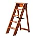 SXYLHF Klappbarer 5-Stufen-Leiterhocker Aus Holz, Tragbarer, Multifunktionaler Indoor-Blumenständer, Tritthocker, Küche, Badezimmer, Indoor-Outdoor-Blumenständer, Pflanzenständer Für Erwachsene