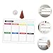 NUOBESTY 1set Magnetic Dry Erase Planner Board Weekly Schedule Message Board for Refrigerator Accessories for Home Office and Classroom Use