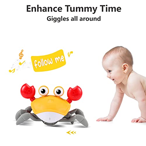image for control future Crawling Crab Baby Toy Gifts: Tummy Time Toys Walking D