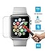 Amazingforless (2 Pack) 38mm Apple Watch Screen Protector For Series 1, 2 and 3, Premium Anti Scratch Tempered Glass Screen Protector (Only Covers the Flat Area)