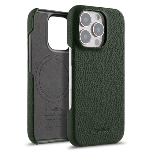 Étui en cuir véritable pour iPhone 16e compatible MagSafe au design minimaliste de luxe