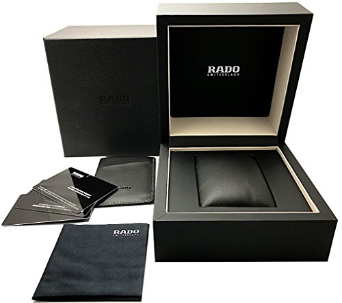 Rado Men's Coupole Classic Leather Swiss Automatic Watch, White (R22876015)