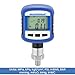 MEASUREMAN Digital Industrial Pressure Gauge 0-60psi, 0.2% FS, 1/4''NPT Lower, Stainless Steel Connection, Battery Powered, with Bluetooth and LCD Light
