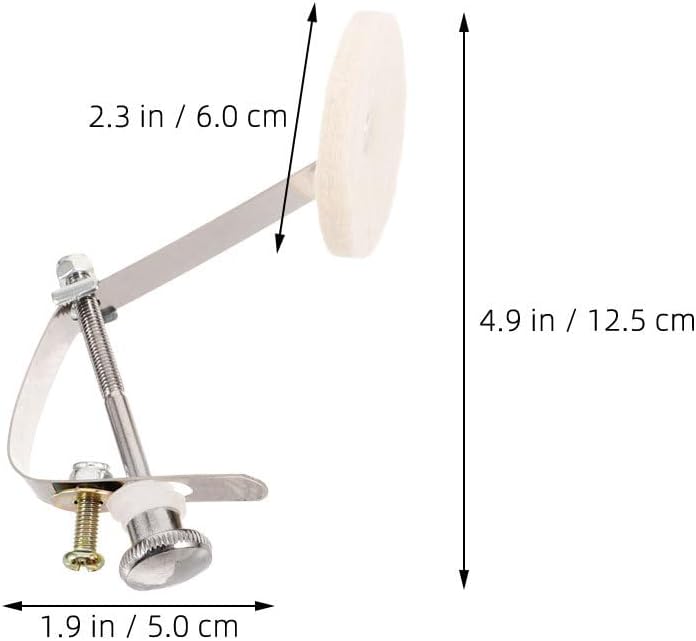 2Pcs Snare Drum Dampener Pads Drum Muffler Silence Pads Adjustable Damper Accessories for Snare and Jazz Drums 4.92X2.36X1.96In