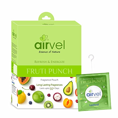 Image of Airvel Fruity Punch Fragrance Pouch | Non-Toxic, Safe | Long-Lasting Freshness | Up to 30 Days