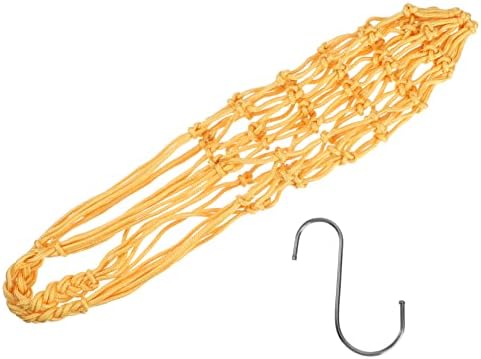 Unomor 1pc Parrot Feeding Net Hen Feeding Mesh Bag Bird Hanging Feeder Chicken Feeder Net Food Toy Pet Toys Fruit Feeder Birds Feeding Foraging Bag Pet Parrot Supply Bird Feeding Mesh Bag