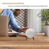 Drewniany stojak na statyw do HomePod Mini, uchwyt na statyw z metalową ramą, bezpieczny stabilny uchwyt z czarną silikonową podkładką do Apple HomePod Mini Home Pod (tylko stojak) (drewniany stojak)