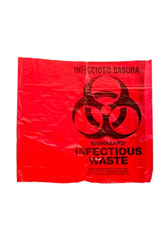Image of Oakridge OSHA Approved Biohazard Safety Bags (25 Gallon) (50 Bags) - Professional Grade