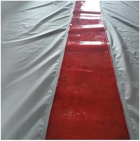 Fireproof Welding Blanket Roll Width Waterproof Silicone Coating Flame Retardant Wear Resistant Tarpaulin for Equipment,Welding Curtain with Viewing Window, Flame Retardant Fiberglass Screen