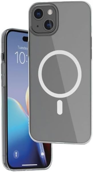 Green Lion Delgado Plus with Camera Protection Magesafe Case for iPhone 15 -Clear