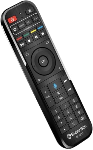 Original Super Box RC - 200 Smart Voice Remote Control Perfect Replacement for Super Box S5 Max/PRO S6 Max/Ultra/Pro & Elite Remote Controls