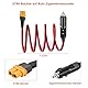 ELFCULB XT60 Buchse auf Auto Zigarettenanzünder 14AWG XT60 zu 12V Zigarettenanzünder Stecker Kabel für Powerstation Solarpanel Solargenerator(1.52M)