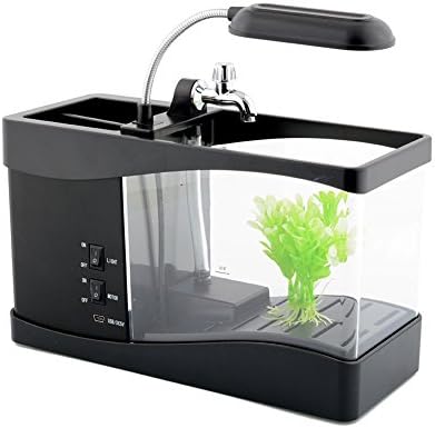 Mini LCD Display Clock Timer Fish Tank Aquarium USB/AA for Home Desk Hotel office Decor Gift