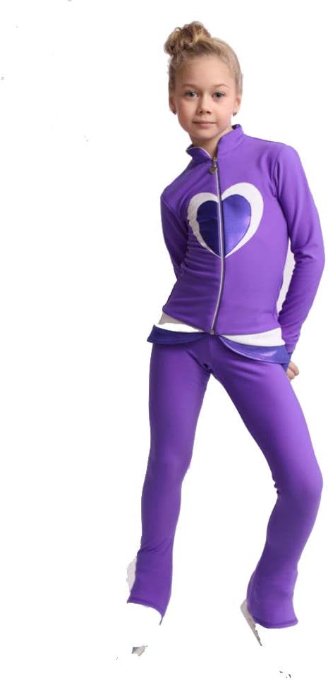 Figure Skating Outfit - Thermal - Tutti Frutti(Purple, White)