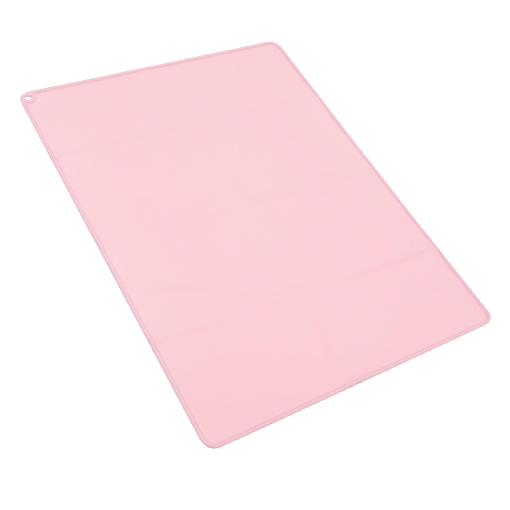 Estera de Silicona para Amasar Antideslizante Resistente Olor con Medidas para Repostería y Corte Preciso para Masas Pizzas y Repostería Cocina Doméstica Color Rosa