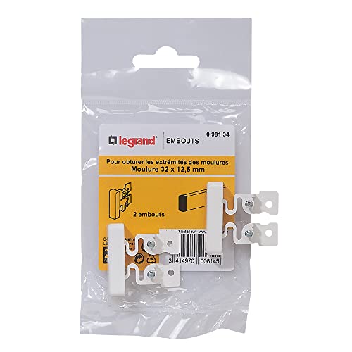 Legrand - Embouts (x 2) pour moulure 32x12,5mm