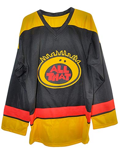 borizcustoms Kel All That Hockey Jerseys Stitch Size (42) Black