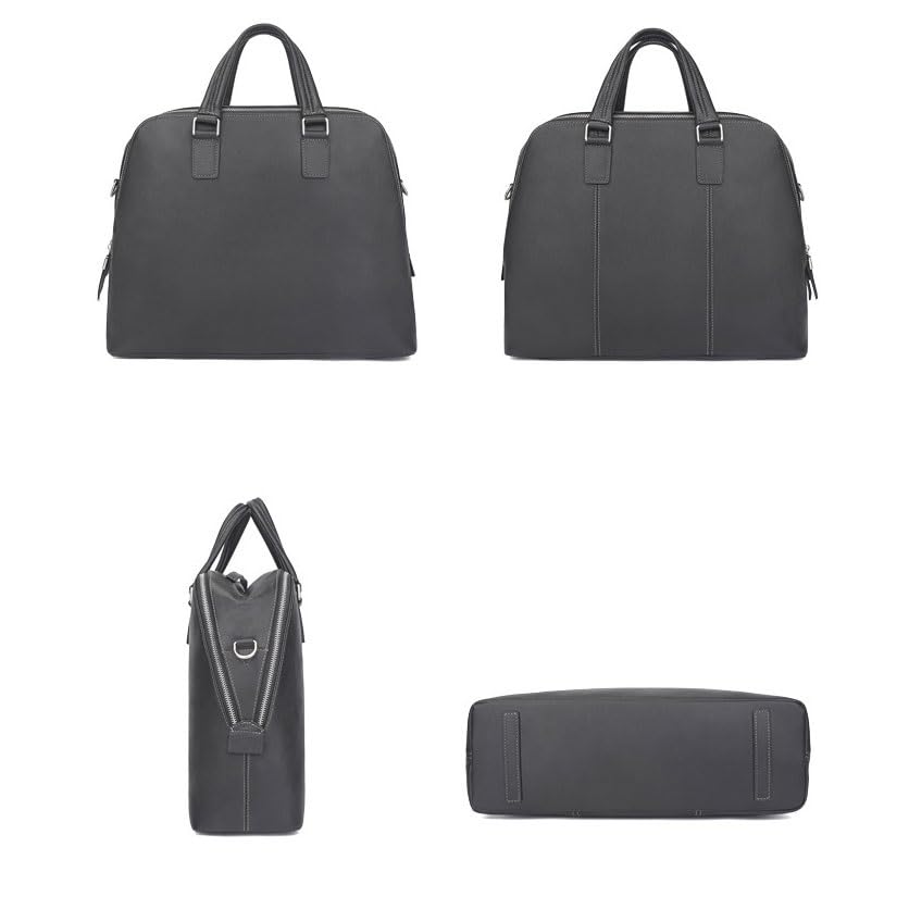 Men's handbag top layer cowhide business leather document bag business briefcase4