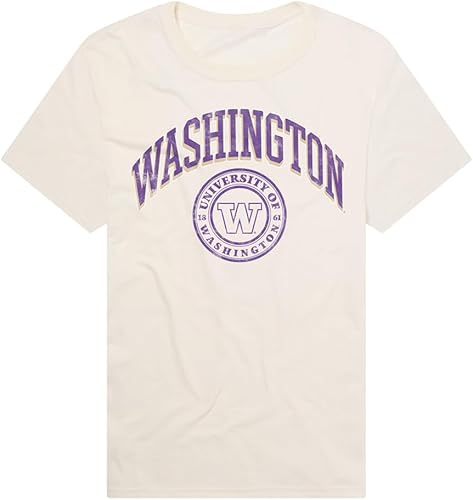 Miniatura 43 de Campus Lab Official NCAA Classic Seal Collegiate Classic Ring-Spun T-Shirt Unisex for Men & Women Collection