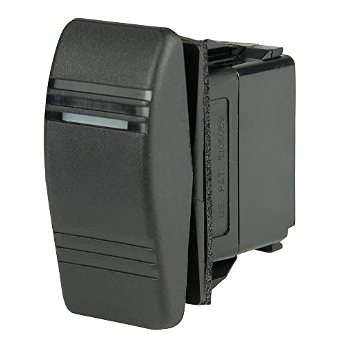 BEP Marine BEP SPDT Contura Switch - 1-Amber LED - (ON)/OFF/ON Cover
