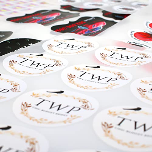 160 Pcs Labels Custom Stickers Custom Design Vinyl Stickers Waterproof Uv Resistant Any Shape And Size With Your Logo Text Image #TOP5