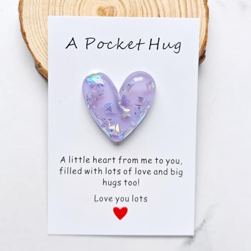 YOJO Pocket Hug Heart with Greeting Cards, Long Distance Relationship Gifts, Gifts for Boyfriend...