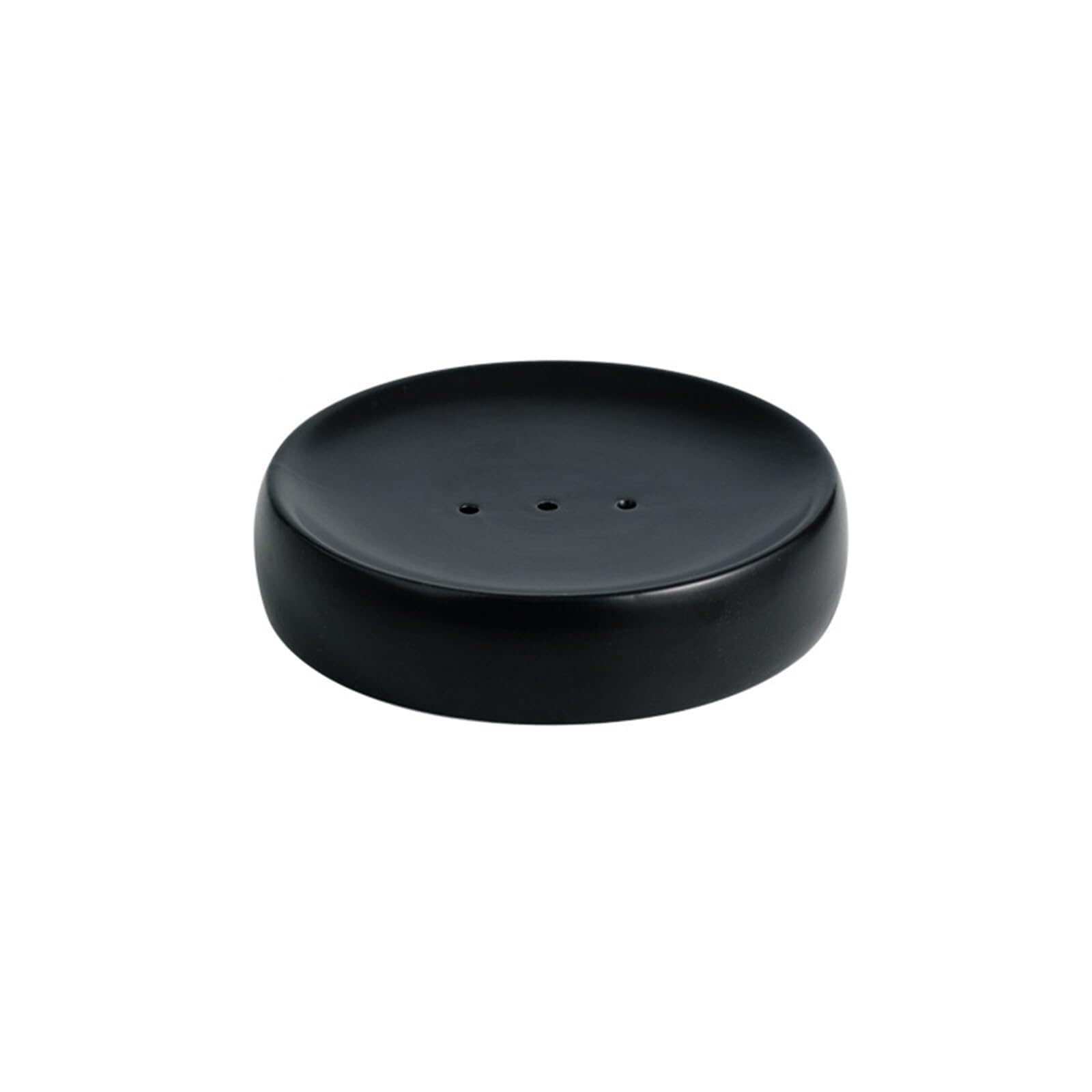 Qyleee Black1 Holder For Shower Elegant Marble Pattern Ceramic Soap Dish With Drain For Bathroom Counter Stand For Kitchen(Black1)