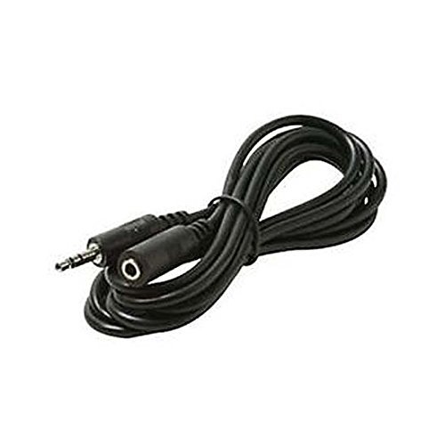 Cable de extensión estéreo 3.5mm macho a hembra 12 pies miniatura 1