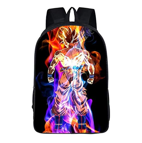 Cosstars Dragon Ball Anime Imagen Mochila de la Escuela Estudiante Bolsas