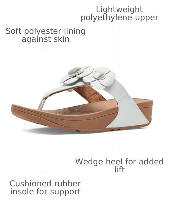 Image of FitFlop Lulu Flower Toe-post Sandals