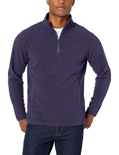 Image of Amazon Essentials Men's Quarter-Zip Fleece Pullover Jacket, Insulated for Cold Weather