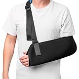 Arm Sling for Elbow Injury, Sling for Shoulder Injury for Man and Woman, Breathable and Lightweight Arm Slings Fit Left and Right, Adjustable Arm Sling Shoulder Immobilizer for Wrist Injury