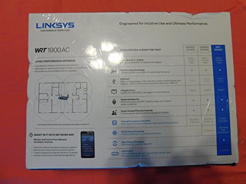 image for Linksys WRT1900AC Dual-Band+ Wi-Fi Wireless Router with Gigabit & USB 