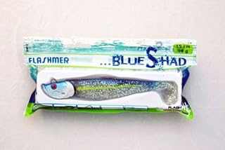 Blue Shad - Cebo flexible montado (15 cm, 90 gr), color azul
