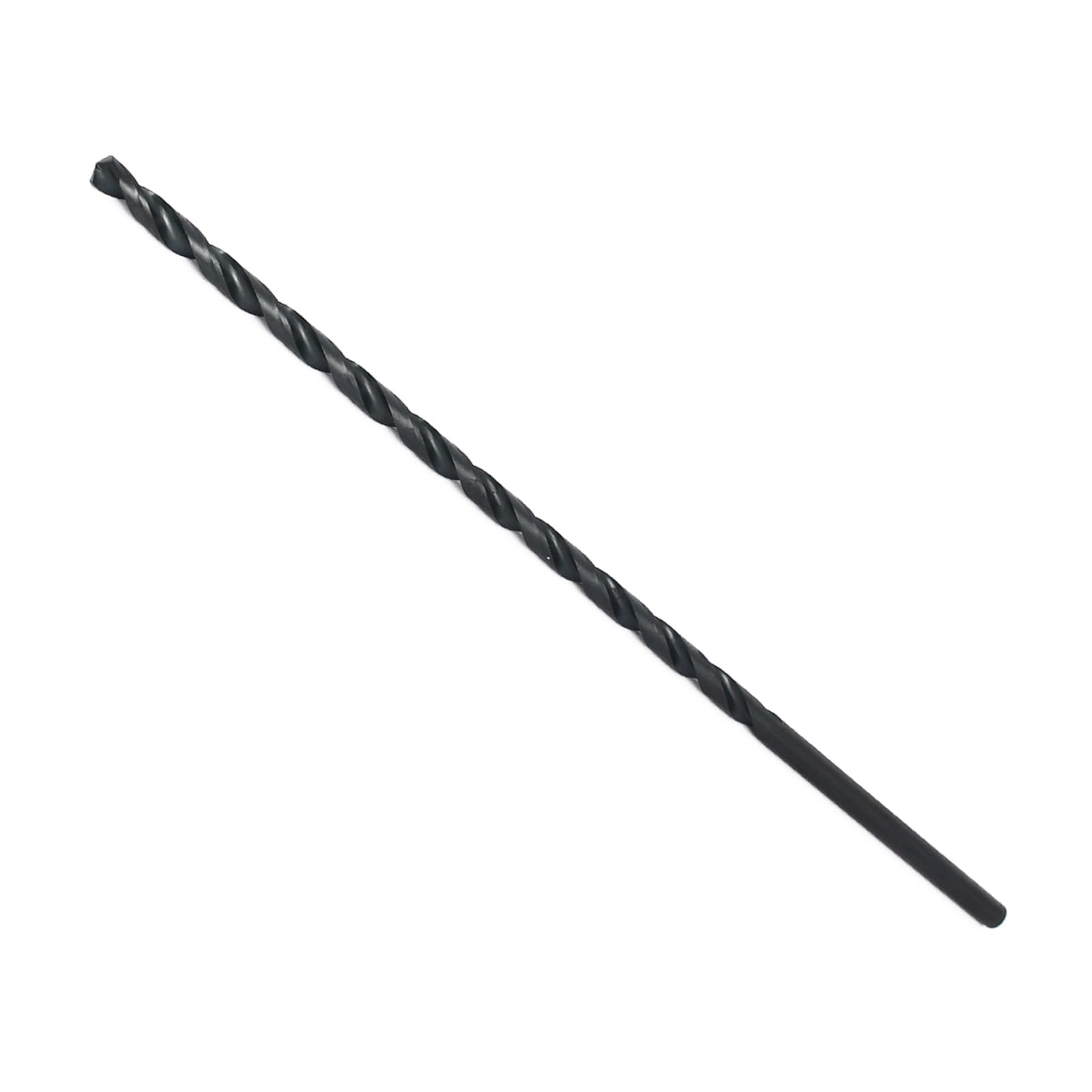 CoCud High Speed Steel Twist Drill Bits, 6mm Diameter 250mm Length, Straight Twist Jobber Drill Bit Black
