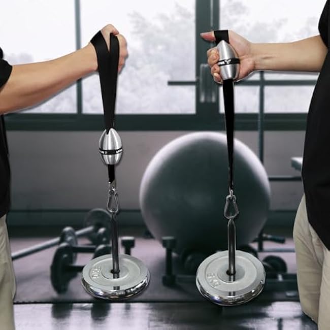 Aluminum Alloy Elliptical Wrist Ball Trainer ¨C Durable Forearm & Grip Strength Exerciser with Non-Slip Design, Pronation & Supination Training, Includes Storage Bag