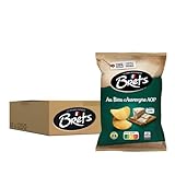 Bret's Chips Saveur Bleu d'Auvergne, 125g, Lot de 10