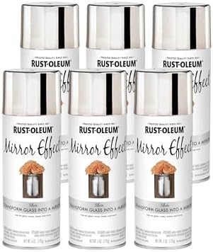 Rust-Oleum 301494-6PK Specialty Mirror Spray, Silver, 6 Ounce (Pack of 6)