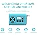 【2025 Newest】 Emergency Crank Weather Radio, NOAA/AM/FM Portable Solar Radio, USB Charged, Battery Powered, Hand Crank, SOS Alarm, Flashlight (Sky Blue)