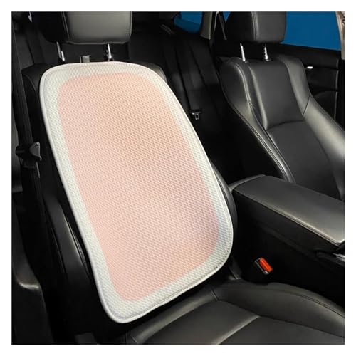 Coussin de siège de voiture en soie glacée rose : dossier universel haute finition