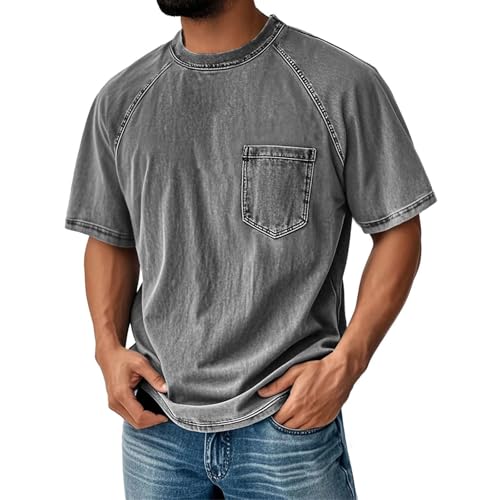 T-shirt de travail surdimensionné et t-shirt de sport stretch pour homme