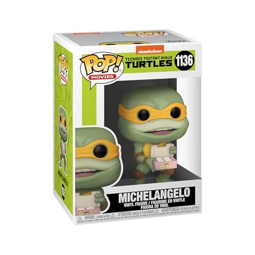 Funko Pop! Movies: Teenage Mutant Ninja Turtles (TMNT) 2- Michaelangelo - Michelangelo - TMNT 2: Secret Of The Ooze (1991) - Figura de Vinilo Coleccionable - Idea de Regalo- Mercancia Oficial