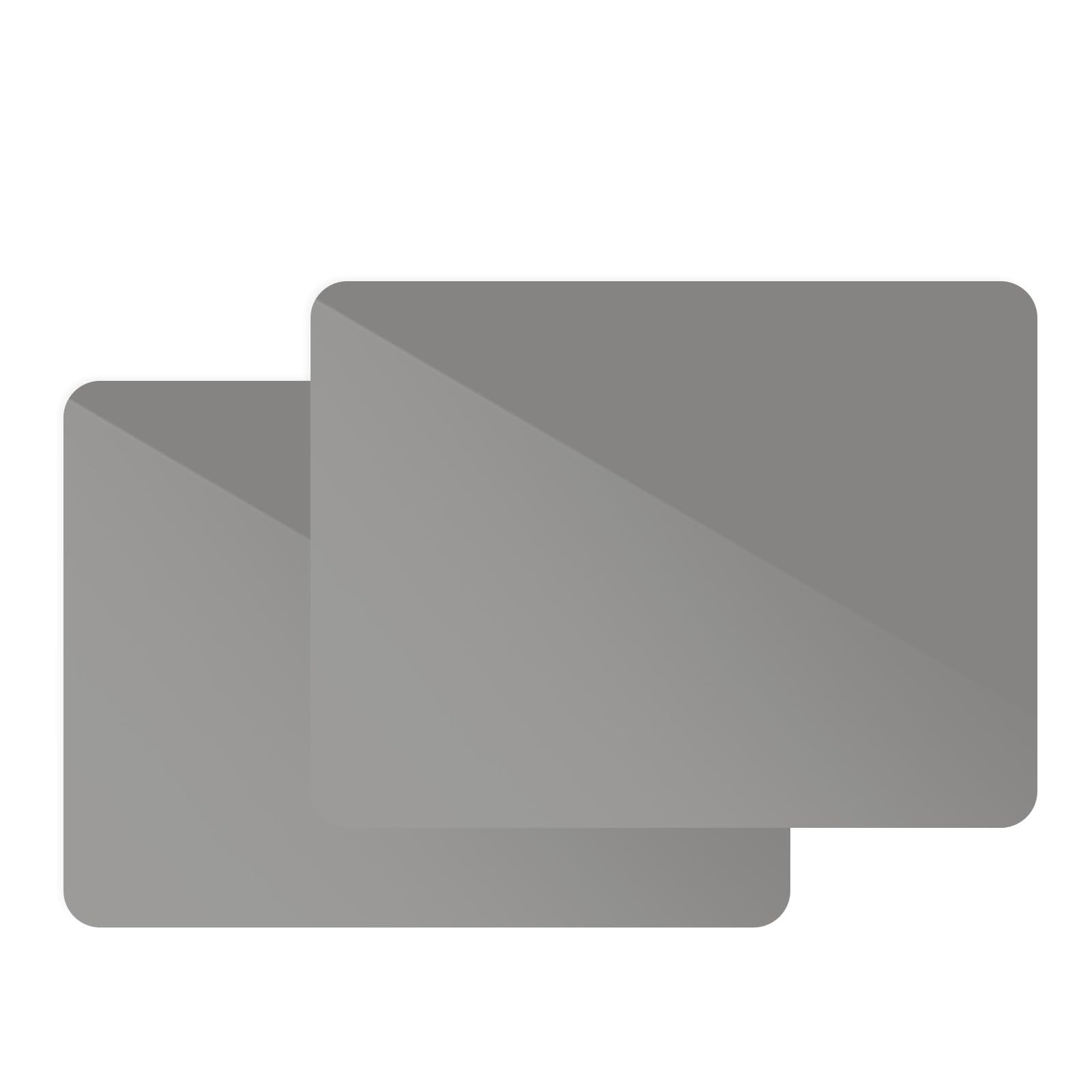 2 Pack Silicone Mats for Worktops - Non-Slip, Heat-Resistant Silicone Mats for Kitchen, Crafting, and Baking, 40x30cm, Multi-Purpose Table Mats for Countertop Protection (Dark Grey)